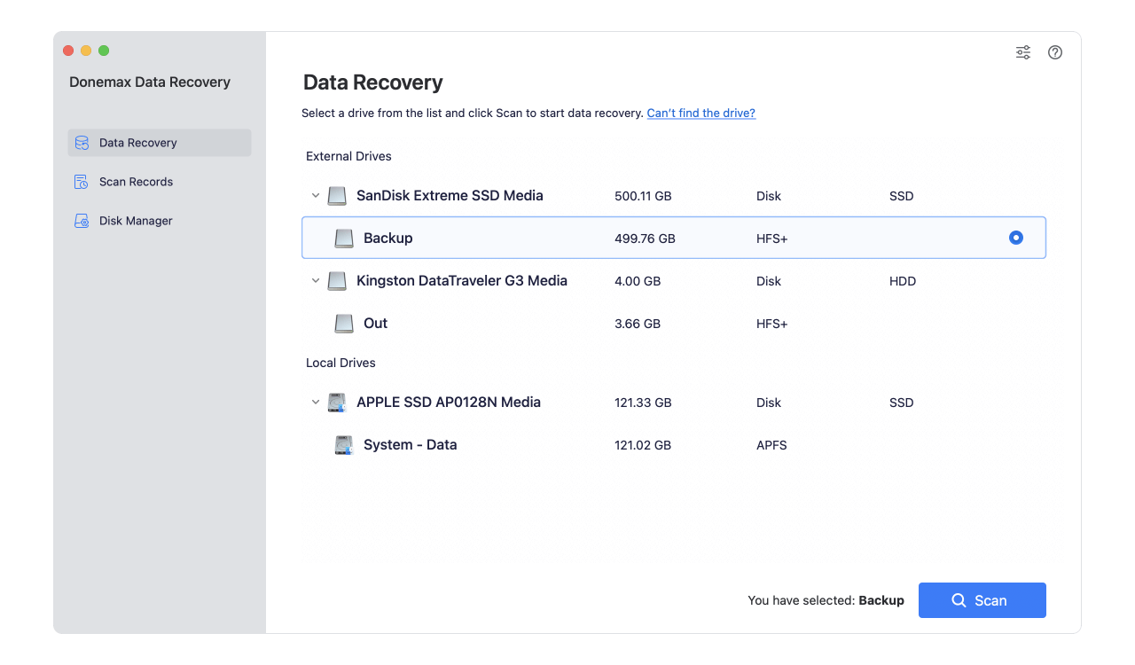 Donemax Data Recovery